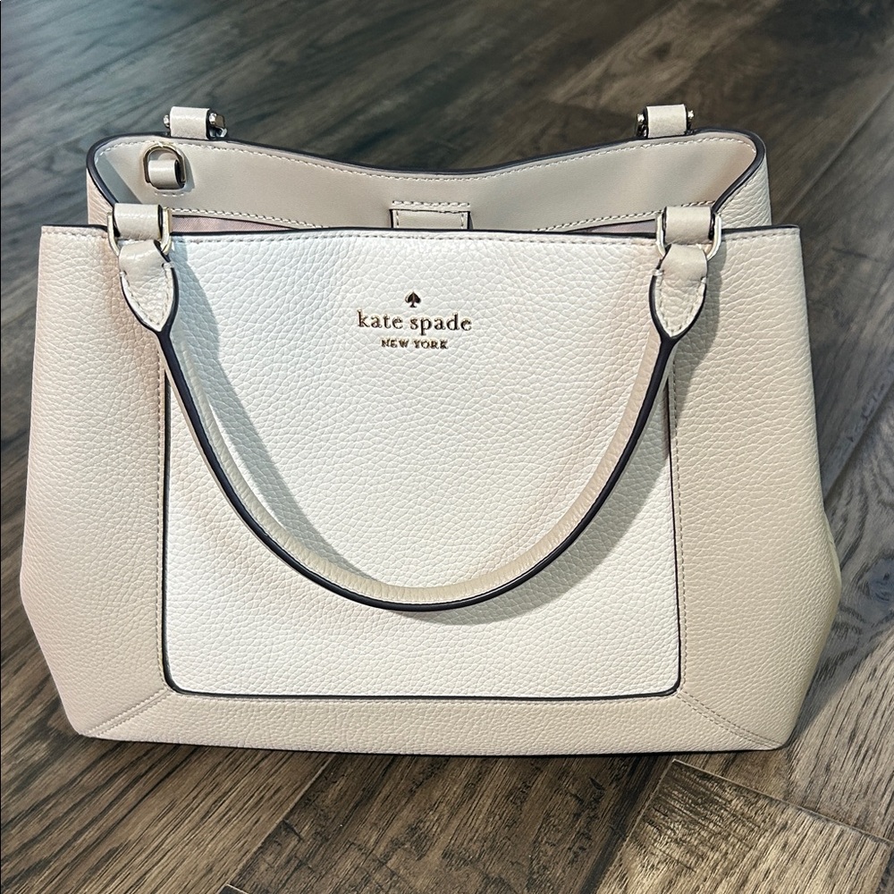 Kate Spade Lena Ivory Leather Tote handbag
